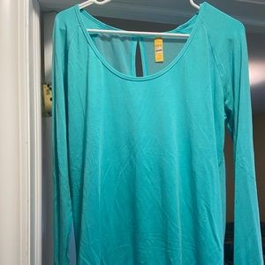 Like long sleeve split back shirt